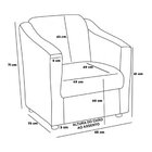 Kit 2 Poltronas Para Escritório E Salão De Beleza Luiza Sinté