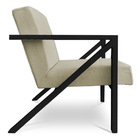 Kit 2 Poltronas Para Sala De Estar Angel Corano Base Metálica