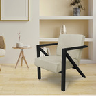 Kit 2 Poltronas Para Sala De Estar Angel Corano Base Metálica