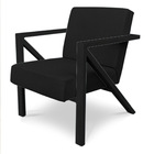 Kit 2 Poltronas Para Sala De Estar Angel Corano Base Metálica