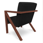 Kit 2 Poltronas Para Sala De Estar Angel Corano Base Metálica