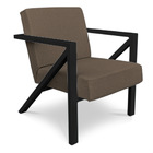 Kit 2 Poltronas Para Sala De Estar Angel Linho Areia Base Met