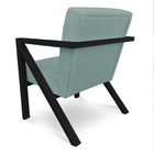 Kit 2 Poltronas Para Sala De Estar Angel Veludo Boucle Base M