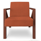 Kit 2 Poltronas Para Sala De Estar Angel Veludo Boucle Terra