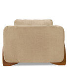 Kit 2 Poltronas Para Sala De Estar Lottus Linho Dourado Pés C