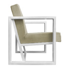 Kit 2 Poltronas Para Sala De Estar Maya Corano Base Metálica