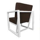 Kit 2 Poltronas Para Sala De Estar Maya Corano Base Metálica