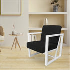 Kit 2 Poltronas Para Sala De Estar Maya Corano Base Metálica