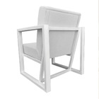 Kit 2 Poltronas Para Sala De Estar Maya Corano Base Metálica