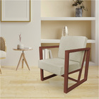 Kit 2 Poltronas Para Sala De Estar Maya Corano Base Metálica