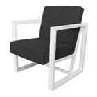 Kit 2 Poltronas Para Sala De Estar Maya Linho Base Metálica B