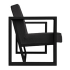 Kit 2 Poltronas Para Sala De Estar Maya Linho Base Metálica P