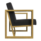 Kit 2 Poltronas Para Sala De Estar Maya Linho Grafite Base Me