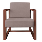 Kit 2 Poltronas Para Sala De Estar Maya Veludo Boucle Base Me