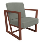 Kit 2 Poltronas Para Sala De Estar Maya Veludo Boucle Base Me