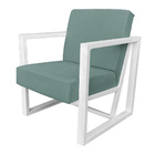 Kit 2 Poltronas Para Sala De Estar Maya Veludo Boucle Base Me