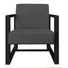 Kit 2 Poltronas Para Sala De Estar Maya Veludo Boucle Base Me