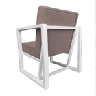 Kit 2 Poltronas Para Sala De Estar Maya Veludo Boucle Rosa Be