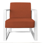 Kit 2 Poltronas Para Sala De Estar Maya Veludo Boucle Terra B