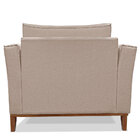 Kit 2 Poltronas Para Sala De Estar Vega Linho Areia Pés Casta