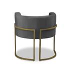 Kit 2 Poltronas Para Sala Decorativa Tamires Base Ferro Velud