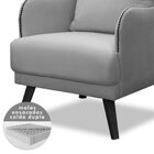 Kit 2 Poltronas Para Sala Decorativas C/ Tachas Sarah Veludo