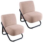 Kit 2 Poltronas Para Sala E Escritório Decorativas Andora Lin