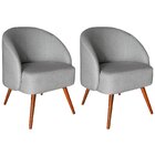 Kit 2 Poltronas Para Sala E Escritório Decorativas Cadma Linh