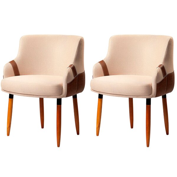 Kit 2 Poltronas Para Sala E Escritório Decorativas Cássia Cor