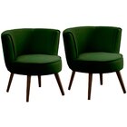 Kit 2 Poltronas Para Sala E Escritório Decorativas Lara Velud