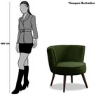 Kit 2 Poltronas Para Sala E Escritório Decorativas Lara Velud