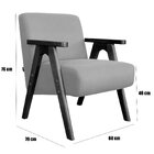 Kit 2 Poltronas Para Sala E Escritório Decorativas Oceania Ve