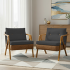 Kit 2 Poltronas Para Sala Recepção Escritório Laura Corino E