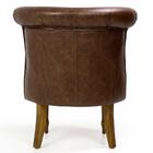 Kit 2 Poltronas Pés Madeira Olinda B-10ano Marrom