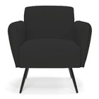 Kit 2 Poltronas Pés Palito De Ferro Bruna Veludo D01 - D'ross