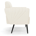 Kit 2 Poltronas Pés Palito De Ferro Bruna Veludo D01 - D'ross