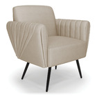 Kit 2 Poltronas Pés Palito De Ferro Bruna Veludo Luxo - D'ros