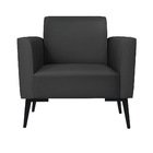 Kit 2 Poltronas Pés Villach Marisa Corino Preto