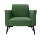 Kit 2 Poltronas Pés Villach Marisa Suede - Verde