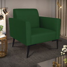 Kit 2 Poltronas Pés Villach Marisa Veludo Luxo D03 - D'rossi