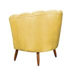 Kit 2 Poltronas Pétalas Ariel Amarelo