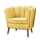 Kit 2 Poltronas Pétalas Ariel Amarelo