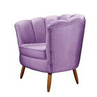 Kit 2 Poltronas Pétalas Ariel Lilás