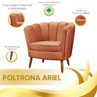 Kit 2 Poltronas Pétalas Ariel Terracota