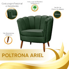 Kit 2 Poltronas Pétalas Ariel Verde