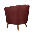 Kit 2 Poltronas Pétalas Ariel Vinho