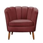 Kit 2 Poltronas Pétalas Ariel Vinho