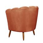 Kit 2 Poltronas Pétalas E Puff Decorativo Ariel Terracota