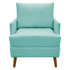 Kit 2 Poltronas Serena Para Sala Recepção Escritório Suede De