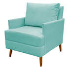 Kit 2 Poltronas Serena Para Sala Recepção Escritório Suede De